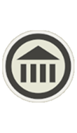 Pin Symbol fuer Museen